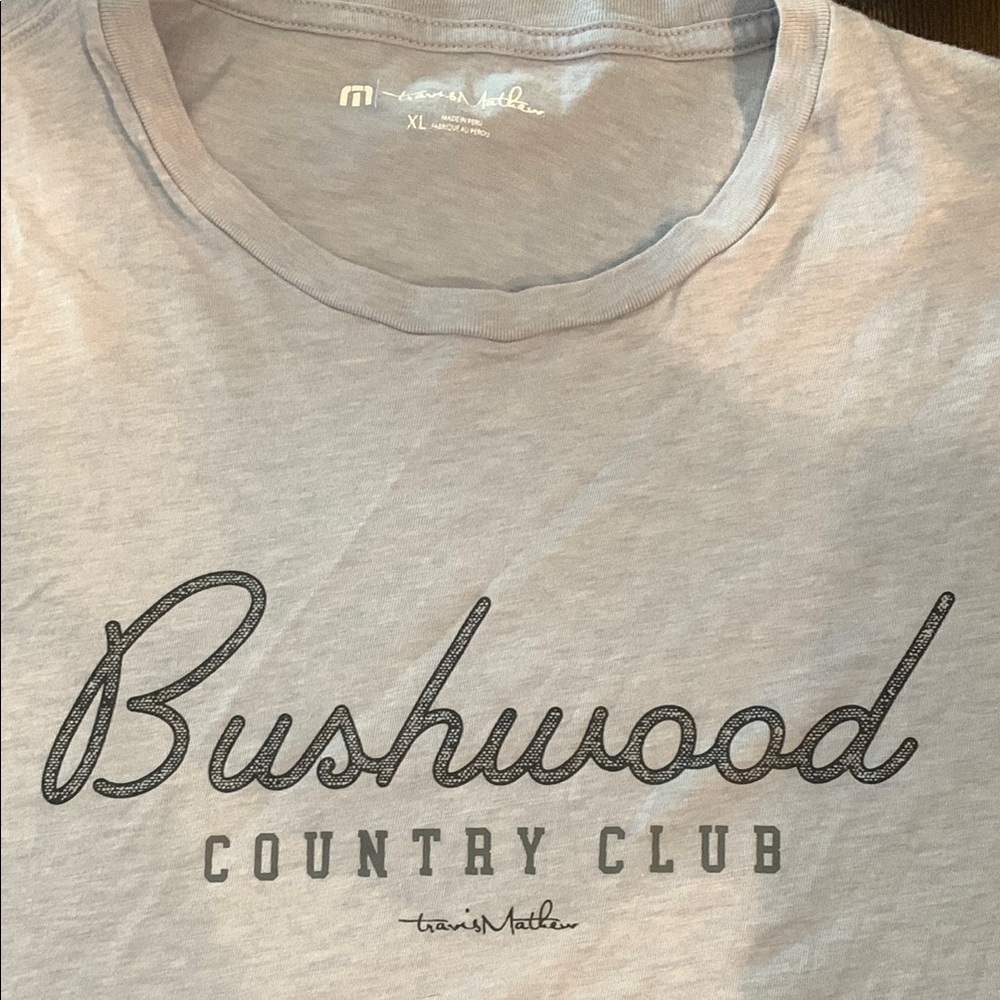 TravisMathew Gray Bushwood Country Club T-Shirt